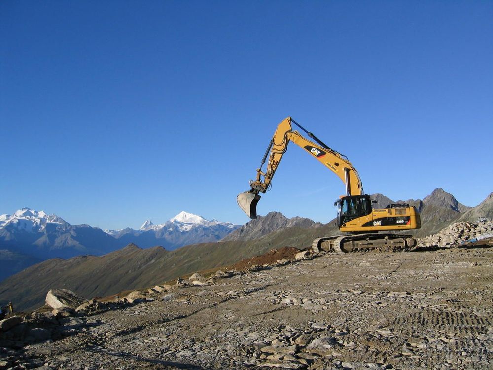 Fotos zum Baggerarbeiten